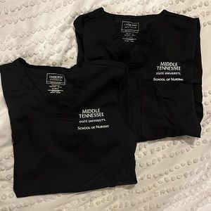 MTSU school of nursing scrub tops
